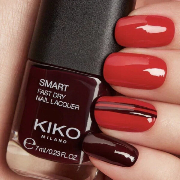 Smart Fast Dry Nail Lacquer - Esmalte para Unhas - Cor 011 - Fire Red - 7ml - Image 3