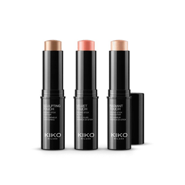 Kit de maquilhagem para o rosto com 3 sticks: blush, iluminador e contorno do rosto - Image 4