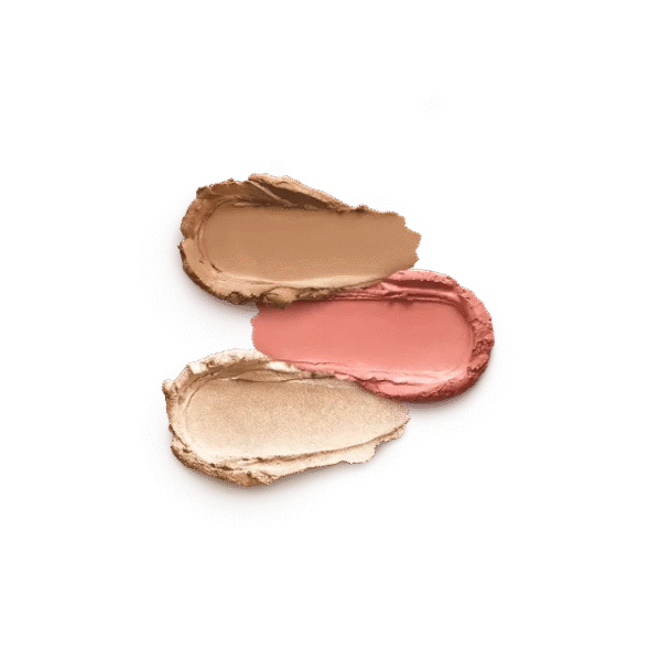 Kit de maquilhagem para o rosto com 3 sticks: blush, iluminador e contorno do rosto - Image 3